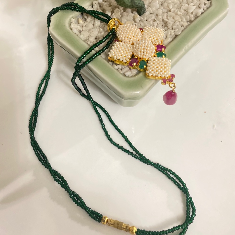 Gorgeous Ruby Studded Necklace - image 6